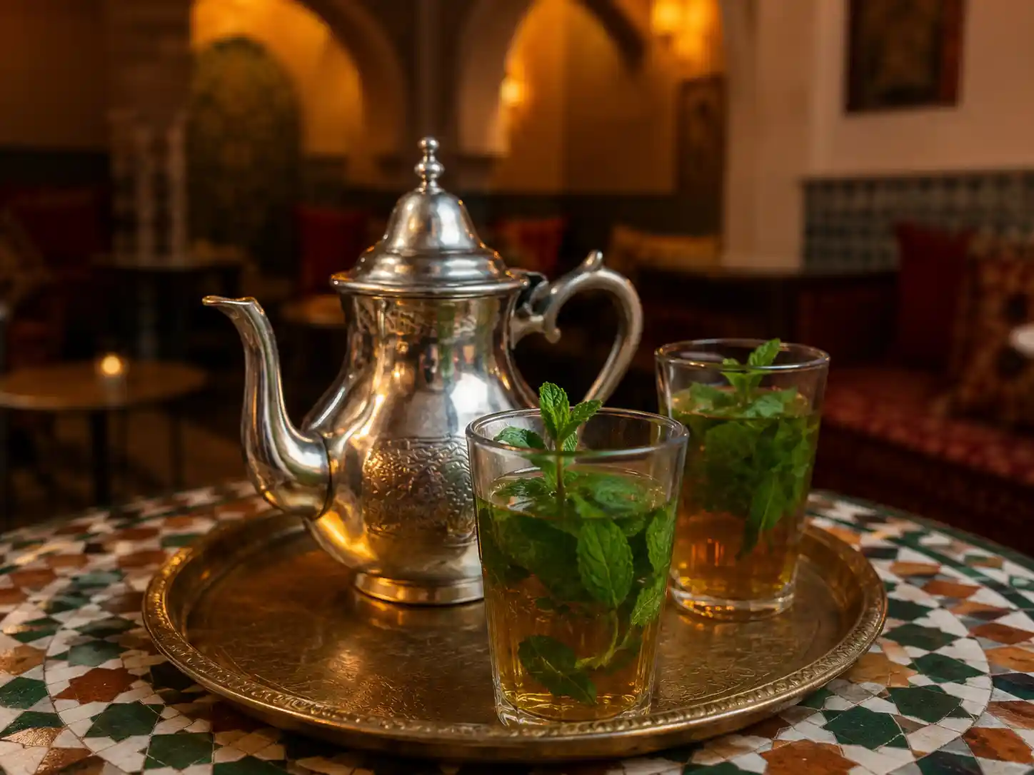 Thé à la menthe